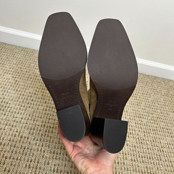 NEW Marc Fisher LTD Kristie Heeled Boots Brown Suede Women's Size 8.5 M - Picture 8 of 10